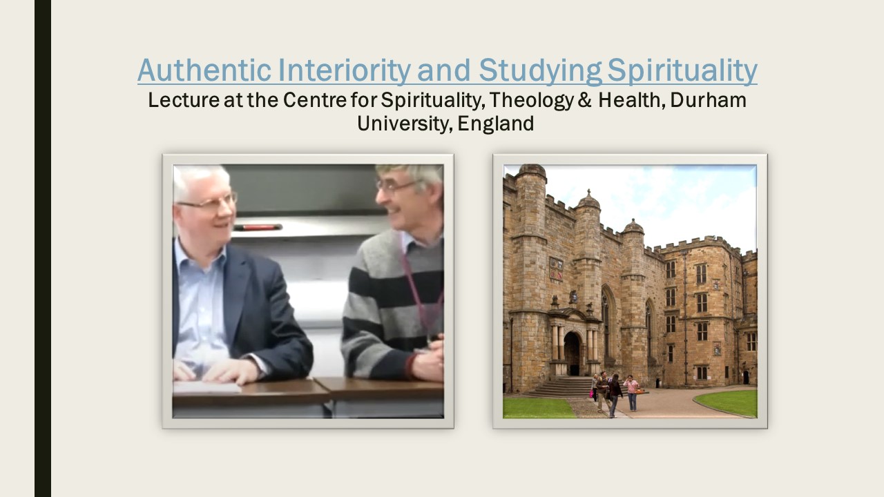 Authentic Interiority and Studying Spirituality